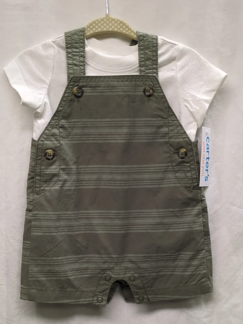 Carters Shortalls - 0-3 months